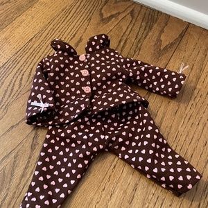 18" doll adorable pajamas